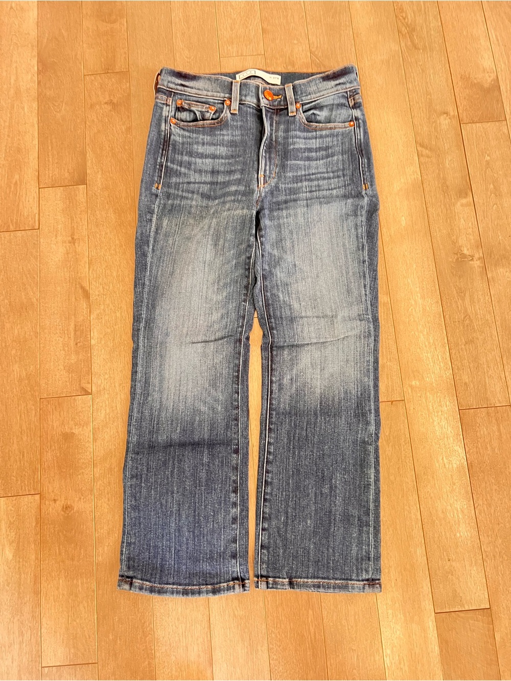 AYR Straight-Leg Jeans in Medium Blue Wash - Picture 2 of 4